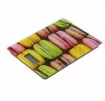 Весы электронные кухонные, 7кг, стекло, Luazon LVK-702 Макаруны