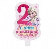 Свеча в торт "Холодное сердце №2"