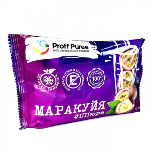 Пюре замороженное Маракуйя Proff Puree, саше 250г