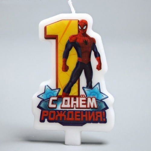 Свеча в торт "Человек паук №1" Свеча в торт "Человек паук №1"