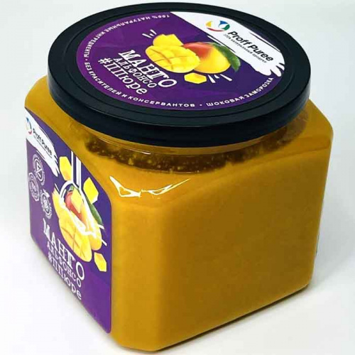 Пюре замороженное Манго Альфонсо Proff Puree, 500г фото 2