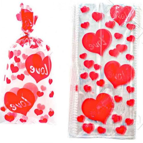 Пакет подарочный "Сердце Love" 13*27см, 1шт Пакет подарочный "Сердце Love" 13*27см, 1шт